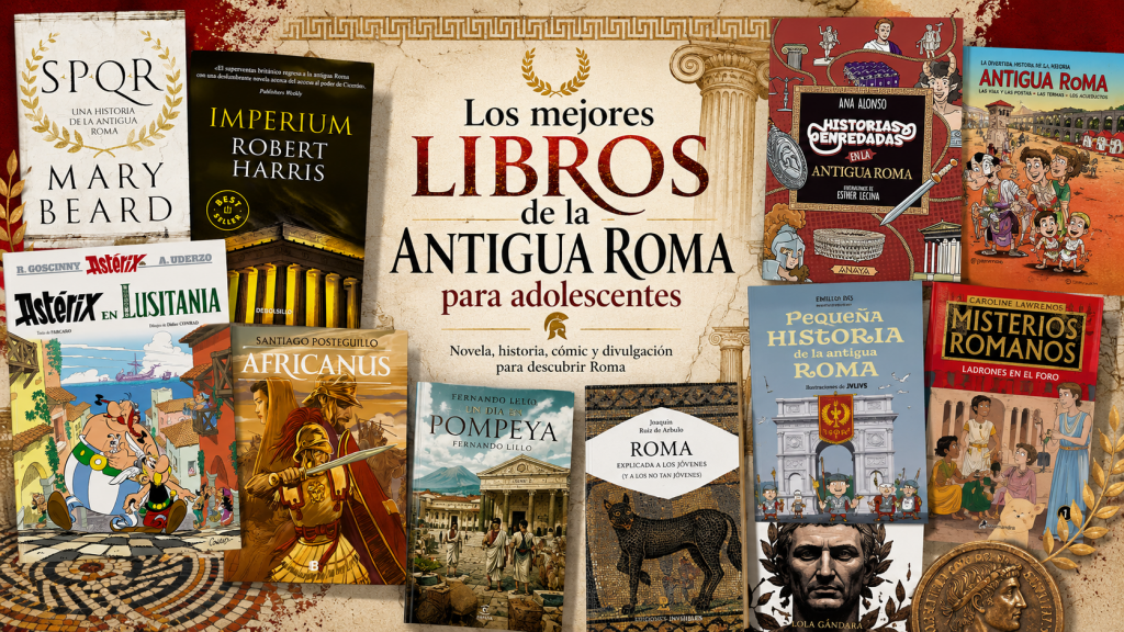 Los mejores libros de la Antigua Roma para adolescentes