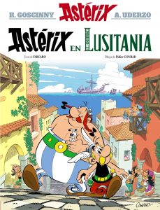 portada del comic Astérix en Lusitania