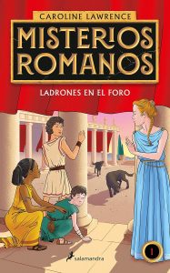 portada del libro Ladrones en el Foro de Caroline Lawrence