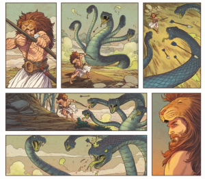 Cómic sobre Heracles de Luc Ferry
