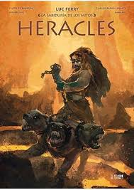 Portada de Heracles en la colección La sabiduría de los mitos, de Luc Ferry